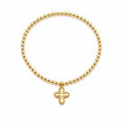 Gold Coast Divine Cross Bracelet