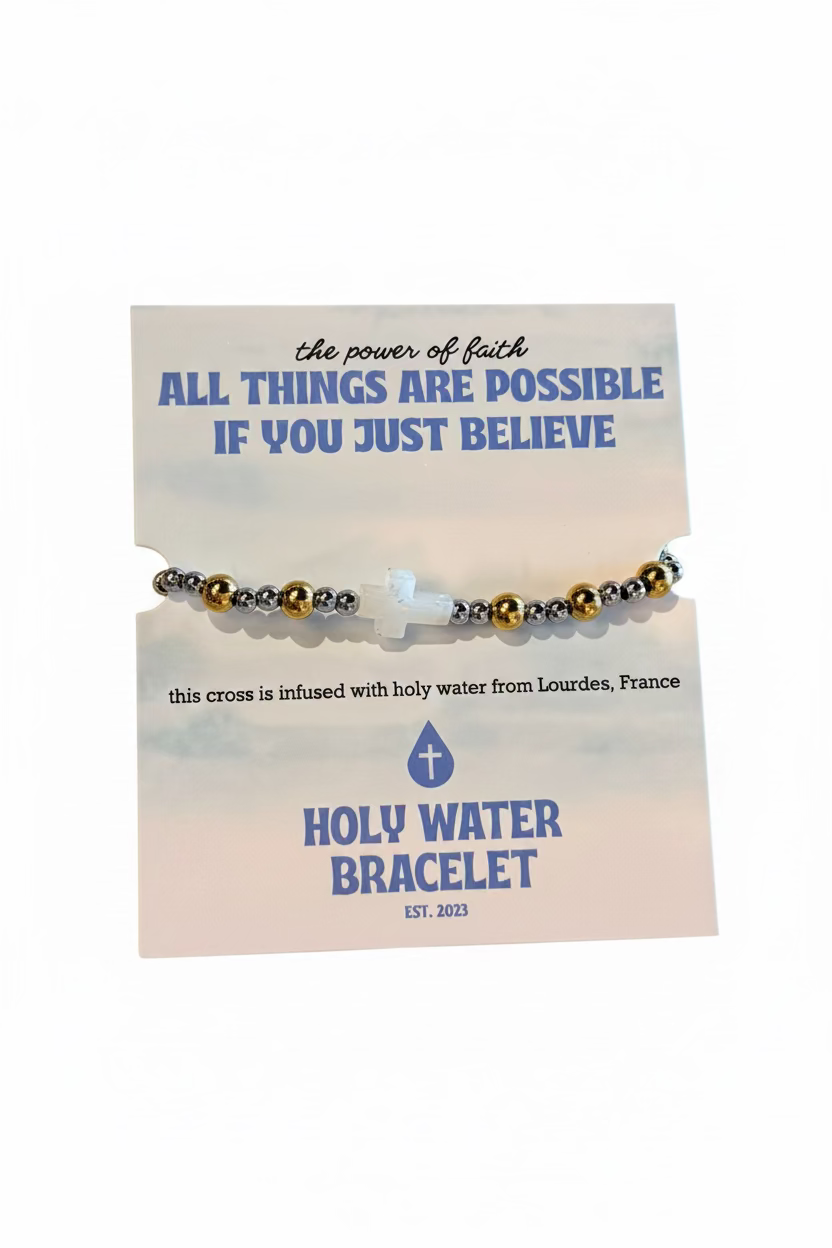 Holy Water Cross Bracelets