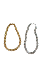 Satin Basket Weave Necklace