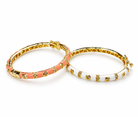 Enamel Flower Bangle  3-6 Yr