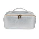 Leah Cosmetic & Toiletry Bag Silver