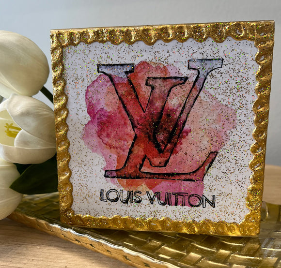 Watercolor LV Block Art