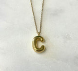 Balloon Letter Pendant Necklace