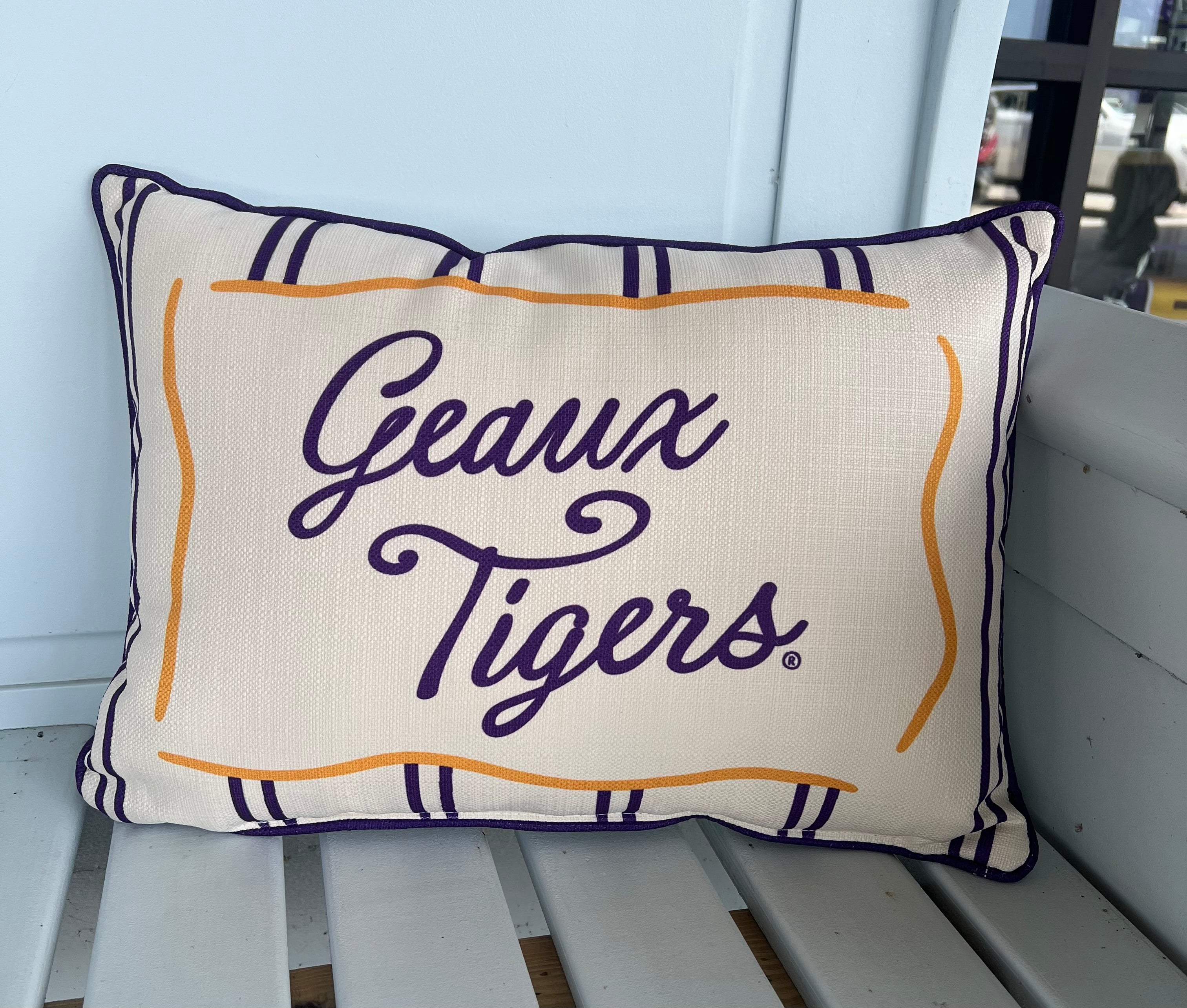Geaux Tigers Pillow