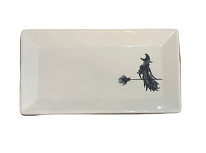 Watercolor Witch Rectangle Platter