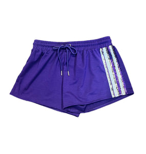 Team Spirit Shorts - Purple & Gold