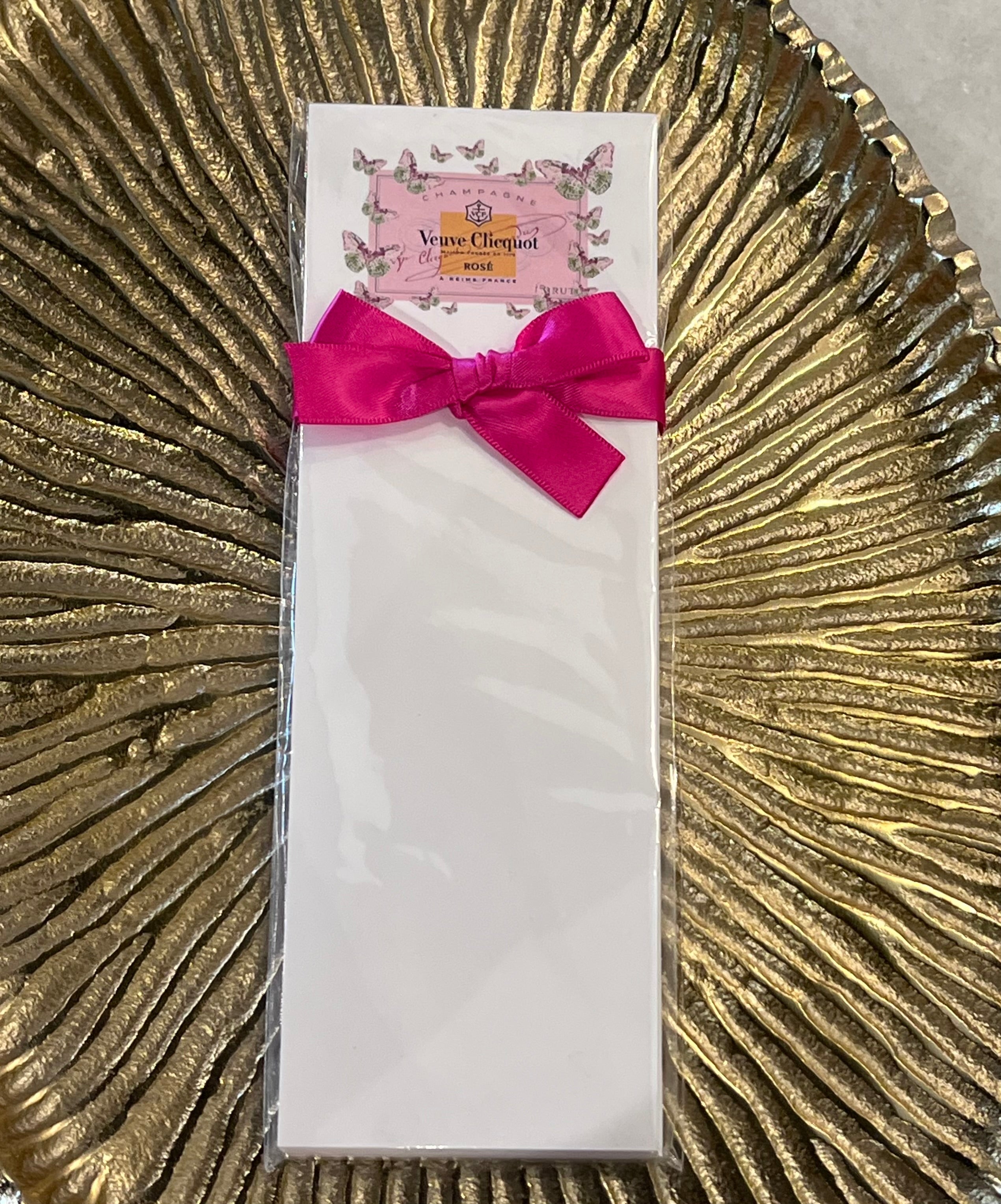 Slim Pad Pink Vueve with Butterflies