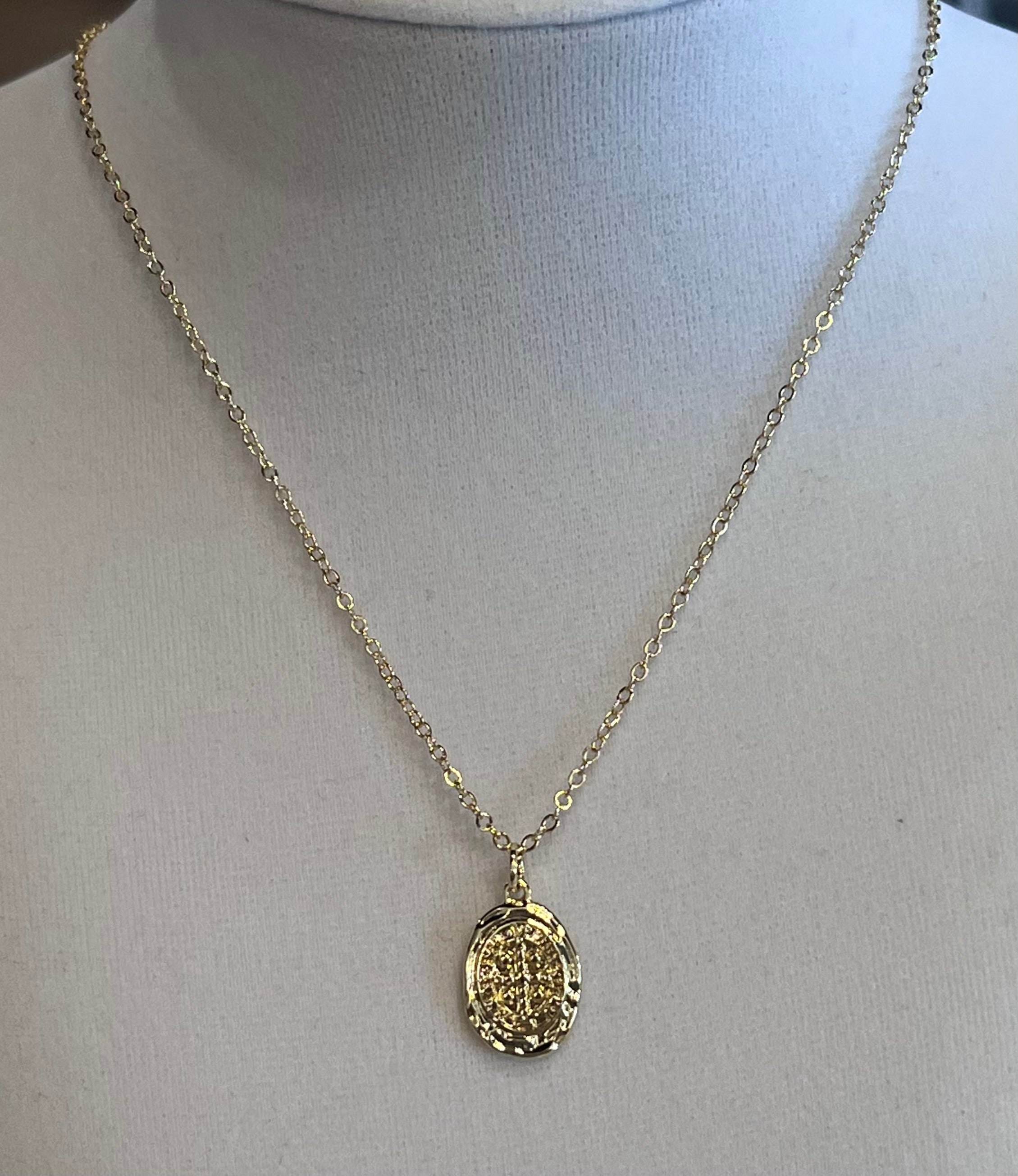 Oval Medallion Necklace