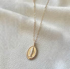 Blessed Mother Virgin Mary 14K Gold Fill Necklace