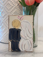 Bride and Groom Wedding Block
