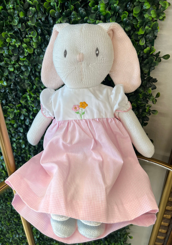Knit Bunny Doll In Dress