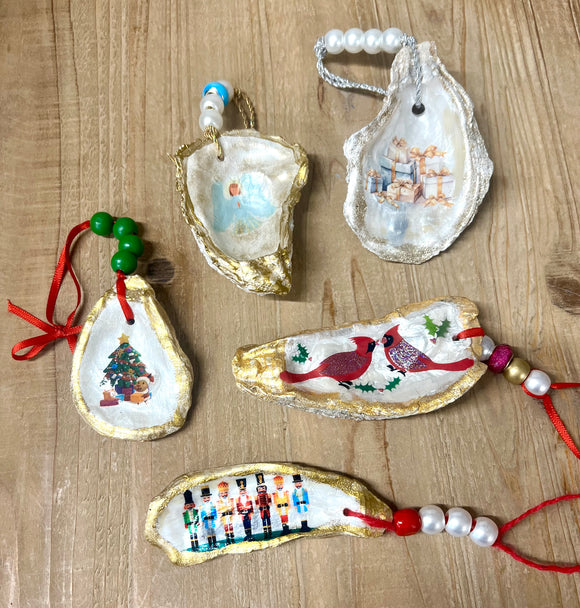 Oyster Christmas Ornaments