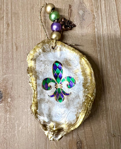 Mardi Gras Oyster Ornaments