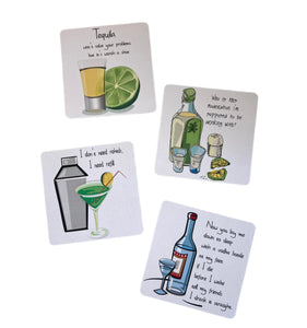 Tequila Rubber Coaster Set