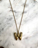 Balloon Letter Pendant Necklace