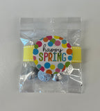 Happy Spring - Hershey's Kisses Candy Bag