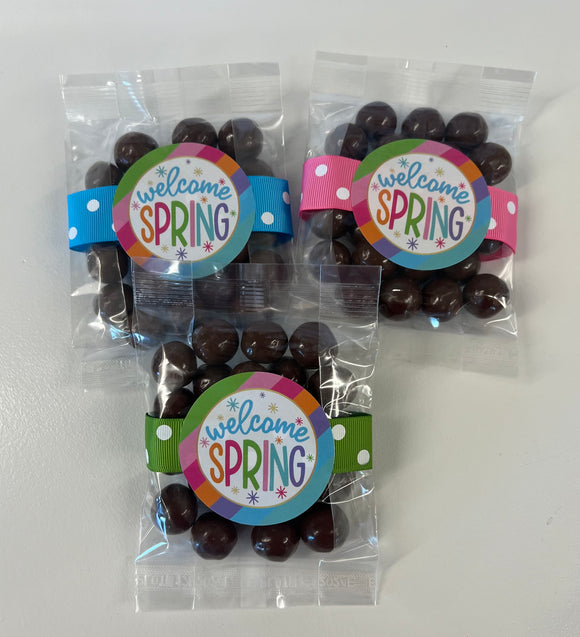 Welcome Spring - Malt Ball Candy Bag