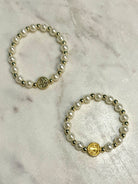 Pearl Beaded Baby Religious Bracelet