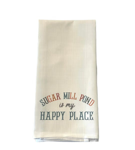 Sugar Mill Pond Happy Place Tea Towel