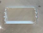 Bow Embossed Rectangle Platter