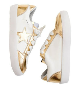 Gold Star Sneakers For Girls