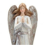 Silver Woodland Tone Angel Figurine