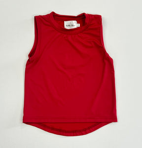 Red High Low Tank