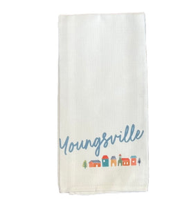 Charming City Youngsville Tea Towel