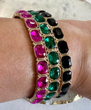 Gemstone Bangle Bracelets