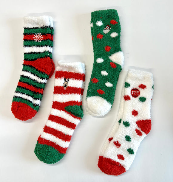 Women's Christmas Fuzzy Socks