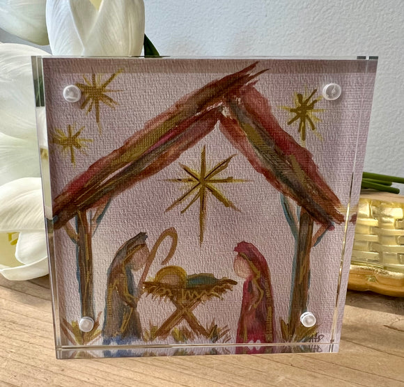 Nativity Acrylic Art