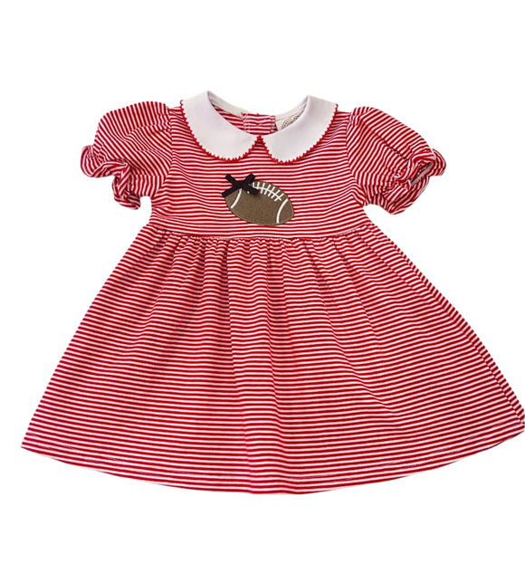 Red Stripe Tailgate Dress