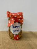 Thanks For A Great Year Confetti Cookie Jar
