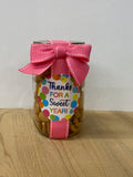 Thanks For A Sweet Year Confetti Cookie Jar