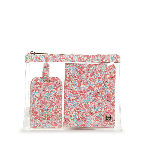 TRVL Design Luxe Saffiano Travel 3 Piece Set