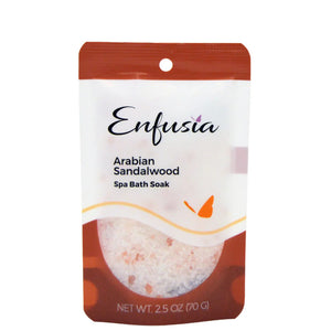 Spa Bath Soak 2.5 oz Travel Pouch - Arabian Sandalwood