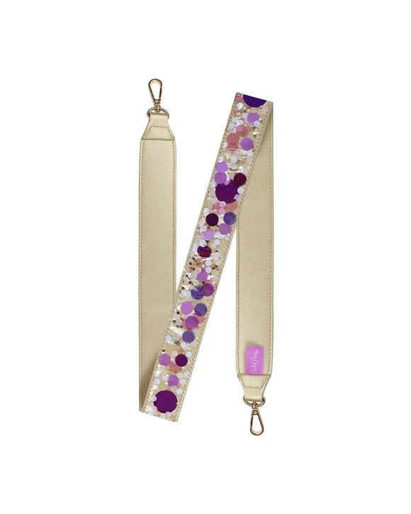 Purple Crush Adjustable Confetti Strap