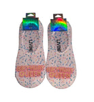 Birthday Queen No Show Socks