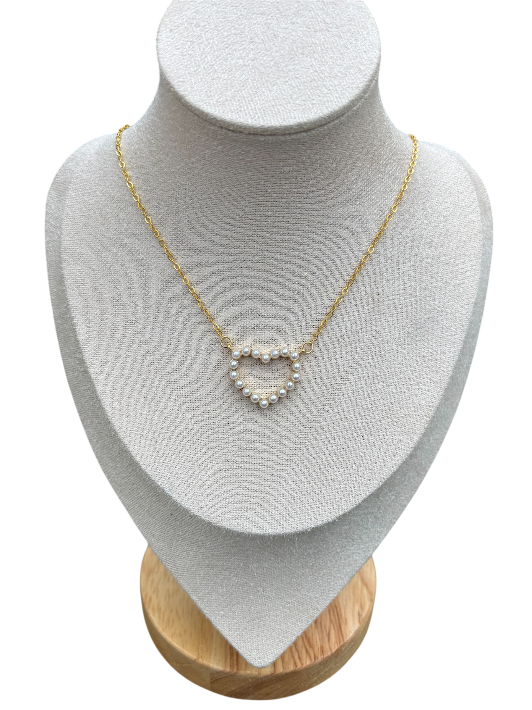Pearl Heart Necklace