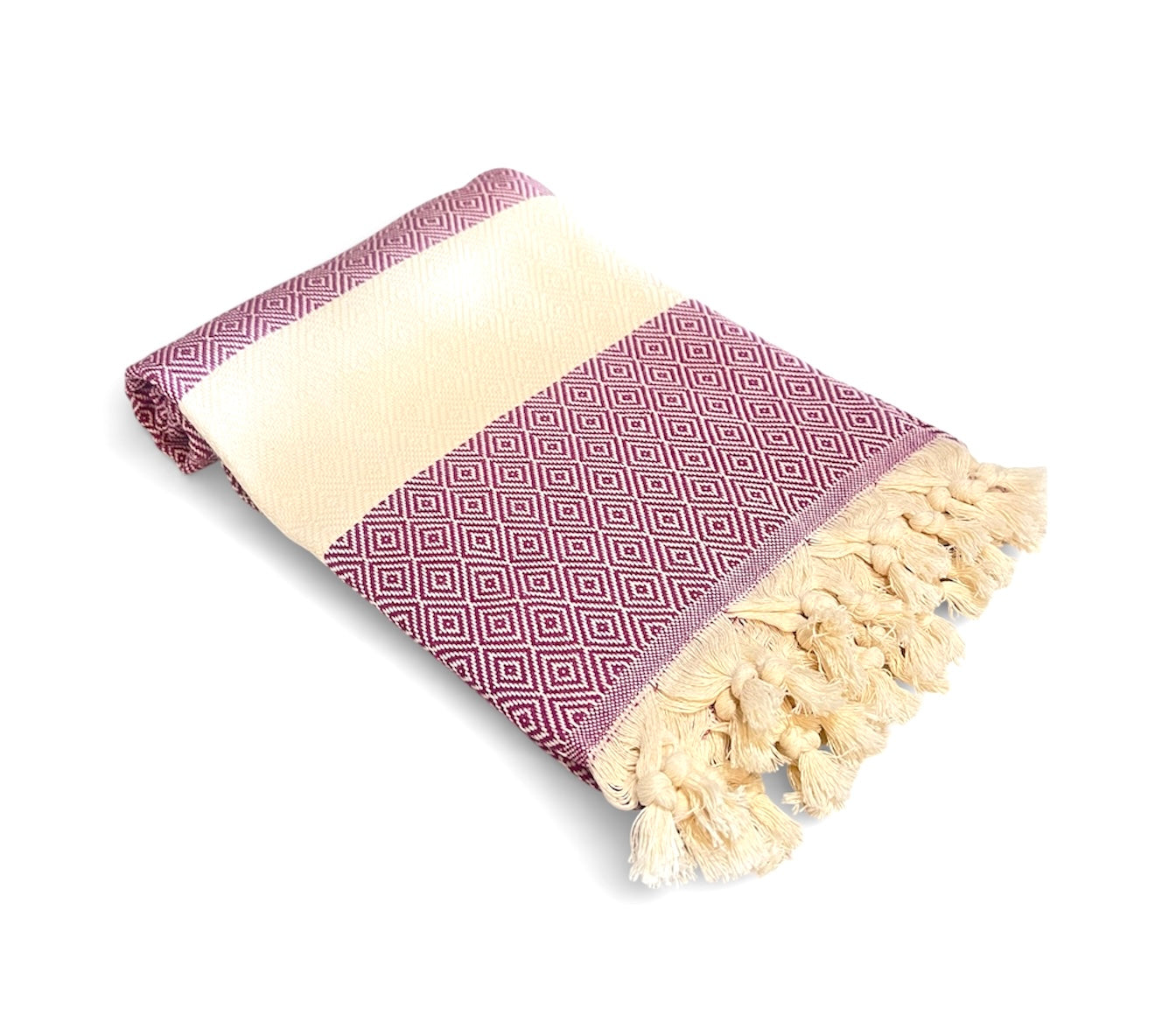 Turkish Beach Towel - Plum