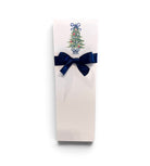 Blue Christmas Tree Slim Pad
