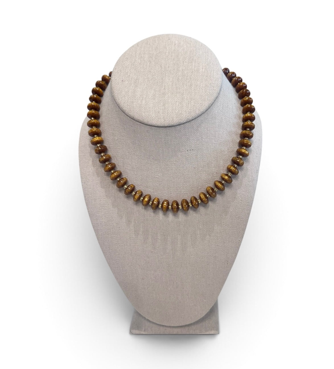 Megan Benoit Brown Beaded Necklace