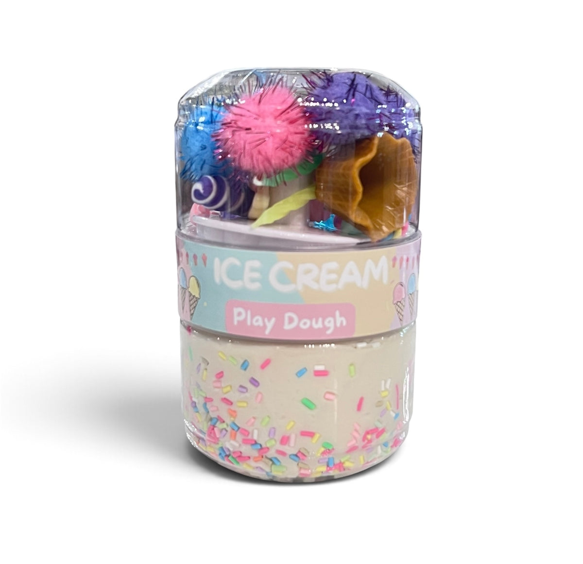Ice Cream Play Dough Sensory Jar