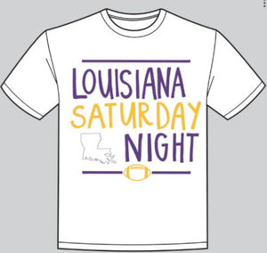 Boys Louisiana Saturday Night Performance Shirt