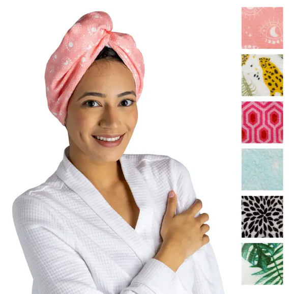 Plot Twist Turbo Towel Hair Wrap