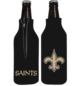 Saints Neoprene Bottle Koozie