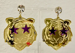 Rockstar Tiger Earrings