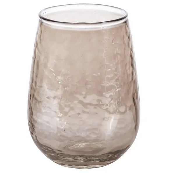 Amber Luster Stemless Wine Glass