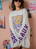 Geaux Tigers Oversized Sweatshirt