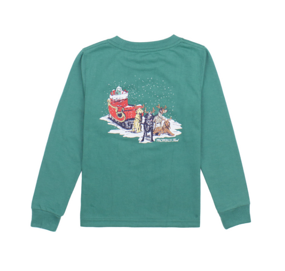 Properly Tied Sleigh Dogs LS T-Shirt
